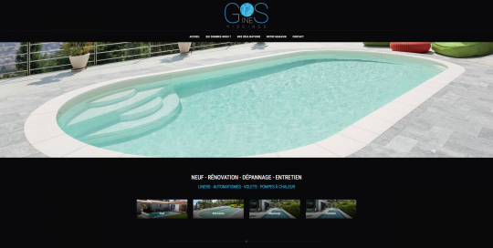 Création site internet à Perpignan dans les Pyrénées Orientales - Piscine