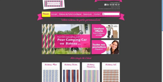 Création site internet à Perpignan dans les Pyrénées Orientales - Rideau