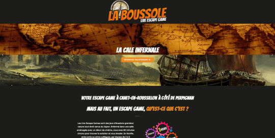 Création site internet à Perpignan dans les Pyrénées Orientales - escape game