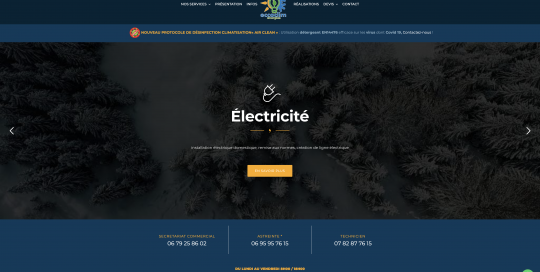 creation site internet perpignan electricien
